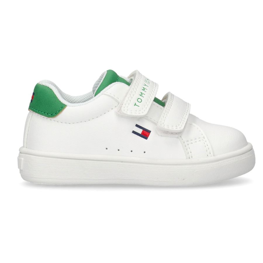 Sneakers doppio velcro con flag laterale da bambino Tommy Hilfiger | T1X9338361355X165